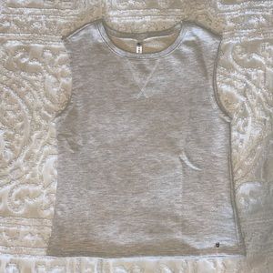 Fabletics Sweat Shirt Tank Top